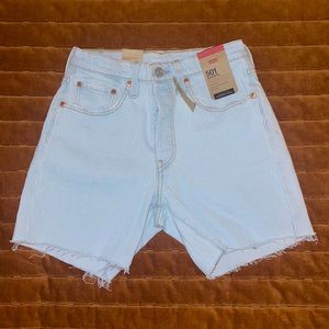 Levi’s Women’s 501 Mid Thigh Denim Shorts